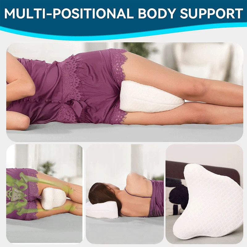 Ergonomic Memory Foam Knee Pillow for Side Sleepers
