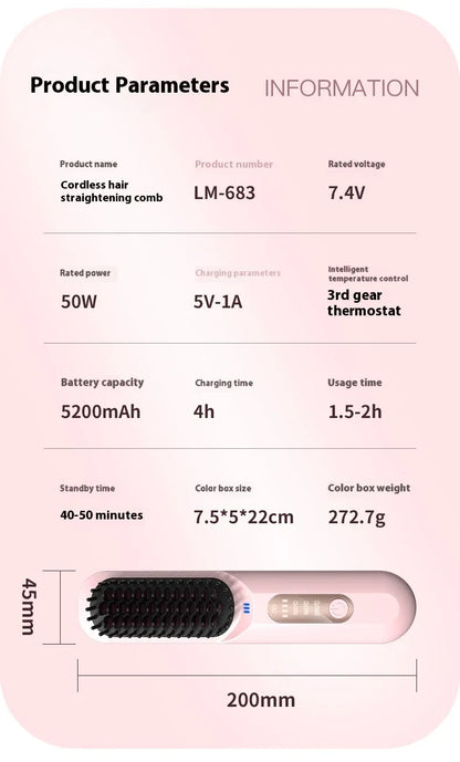 SmoothGlow Hair Straightening Comb