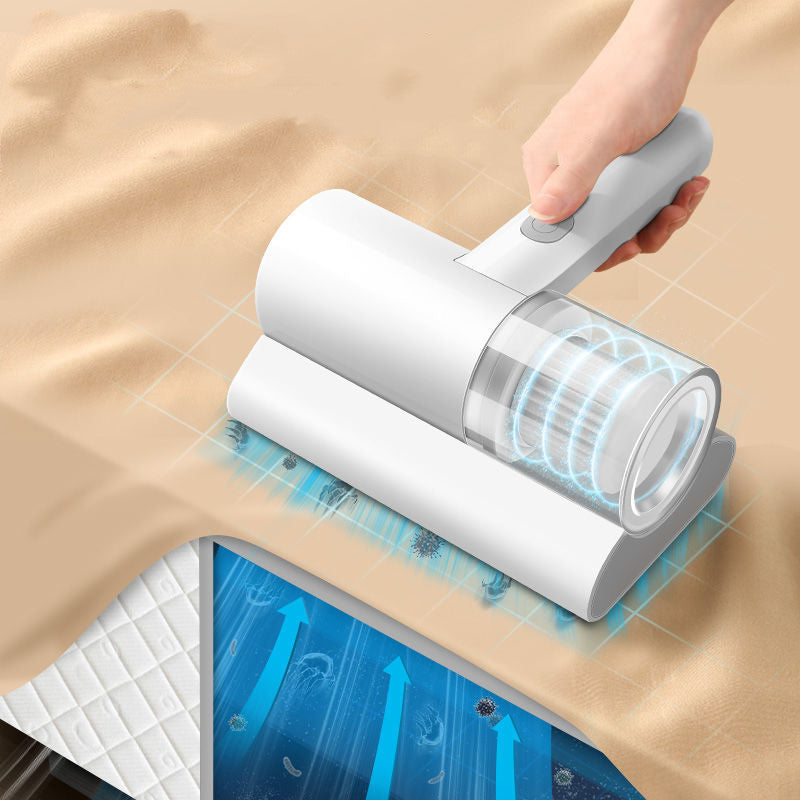 Mite removal device, household vacuum cleaner for families, UV sterilization device