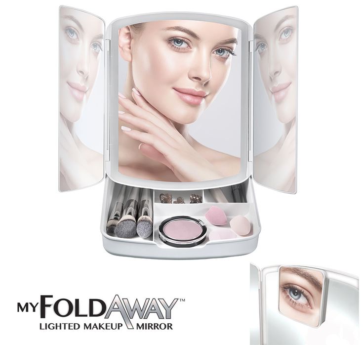 My FoldAway Lighted Makeup Mirror